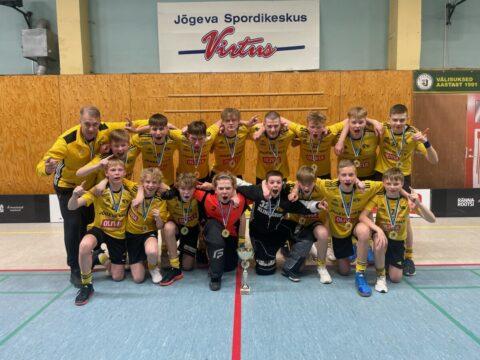 U16 vanuseklassi play-off mängud peeti Jõgeval Spordikeskuses Virtus. Poolfinaalis võideti kindlalt Sparta team Automaailm / Kehtna SK ühisvõistkonda 17-3 (4-2,